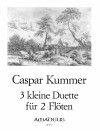 KUMMER Three little duets op. 20 for two flutes