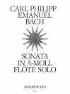 BACH C.PH.E. Sonata a-moll (Wq 132) für Flöte solo