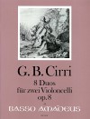CIRRI 8 duets op. 8 for two violoncellos - Parts