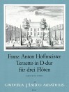 HOFFMEISTER Terzetto in D major for 3 flutes