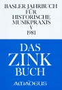 Basler Jahrbuch V 1981 ”Zink”