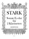 STARK Sonata in E flat major for two clarinets