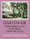 HARTINGER Trio brillant op. 2 for 3 violoncelli