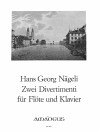 NÄGELI zwei Divertimenti für Flöte und Klavier