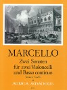 MARCELLO 2 Sonaten (5+6) für 2 Celli und Bc.