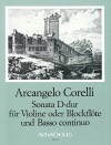 CORELLI Sonata D major op. post for violin and bc.