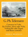 TELEMANN Concerto F major (TWV 43:F6) First edtion