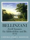 BELLINZANI 12 Sonatas op. 3 - Volume IV: 10-12