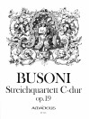 BUSONI String quartet in C major op. 19 - Parts