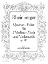 RHEINBERGER String quartet in F major op. 147