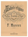 MANNS ”Andante religioso” op. 14 - Part.u.St.