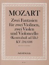 MOZART 2 Fantasien KV 594 und 608 - Part.u.St.