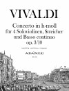 VIVALDI Concerto h-moll op. 3/10 (RV 580) - kpl.