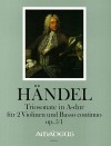 HÄNDEL Sonata a tre op. 5/1 A major - Vol.I