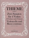THIEME 2 Sonaten für 4 Violen, Cello und Bc.