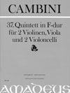 CAMBINI 37. Quintet F major - First Edition