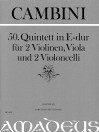 CAMBINI 50. Quintett E-dur [Erstdruck] Part.u.St