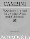 CAMBINI 73. Quintet in a minor - First Edition
