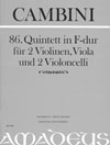 CAMBINI 86. Quintet F major (First Edition)