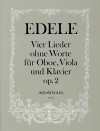 EDELE 4 Lieder ohne Worte, op. 2 - Part.u.St.