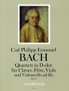 BACH C.PH.E Quartet D major (Wq 94) -Score & Parts