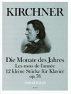 KIRCHNER The twelve month of the year op. 78