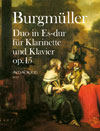 BURGMÜLLER N. Duo op. 15 für Klarinette u. Klavier