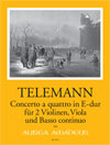 TELEMANN Quartet E flat major [TWV 43:E2]