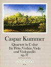 KUMMER C. Quartet op.37, C major - Score & Parts