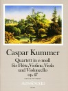 KUMMER C. Quartet op.47, e minor - Score & Parts