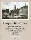 KUMMER C. Quartet op.102, d minor - Score & Parts