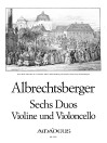 ALBRECHTSBERGER, J.G. 6 Duos für Violine und Cello