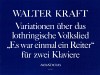 KRAFT Variationen über ”Es war einmal ein Reiter