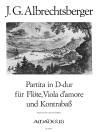 ALBRECHTSBERGER, J.G.  Partita D-dur - Part.u.St.