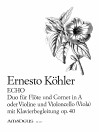 KÖHLER ”Echo” op. 40 for flute, cello and piano