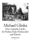 GLINKA ”Three russian songs” - score and parts