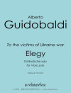 GUIDOBALDI Elegy für Viola solo - Erstdruck